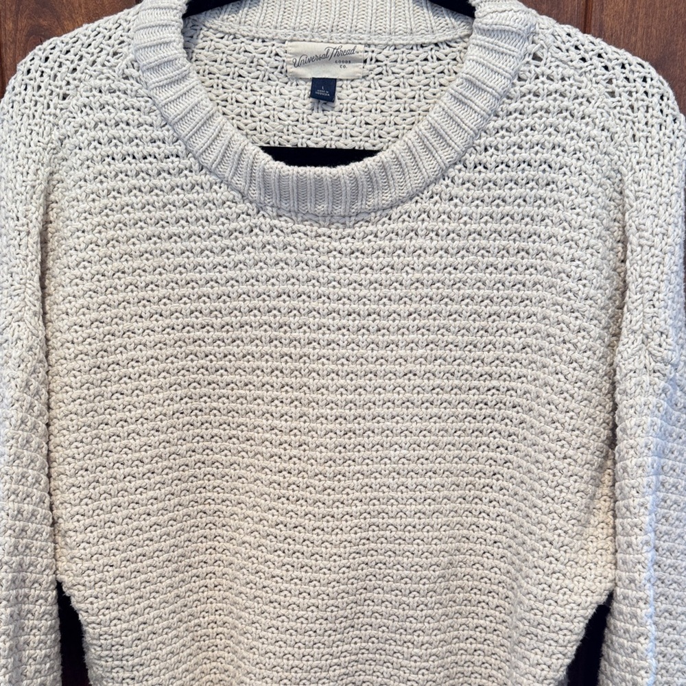 Universal Thread Cream Knit Sweater - Picture 3 of 6